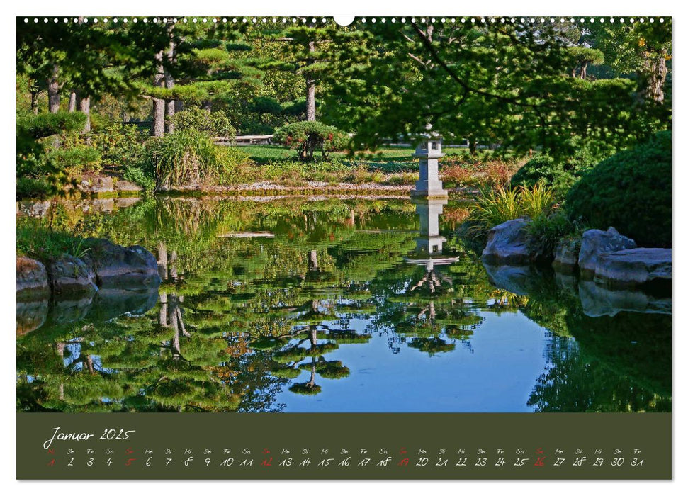 Düsseldorfer Nordpark (CALVENDO Premium Wandkalender 2025)