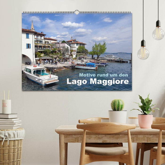 Motive rund um den See Lago Maggiore (CALVENDO Wandkalender 2025)