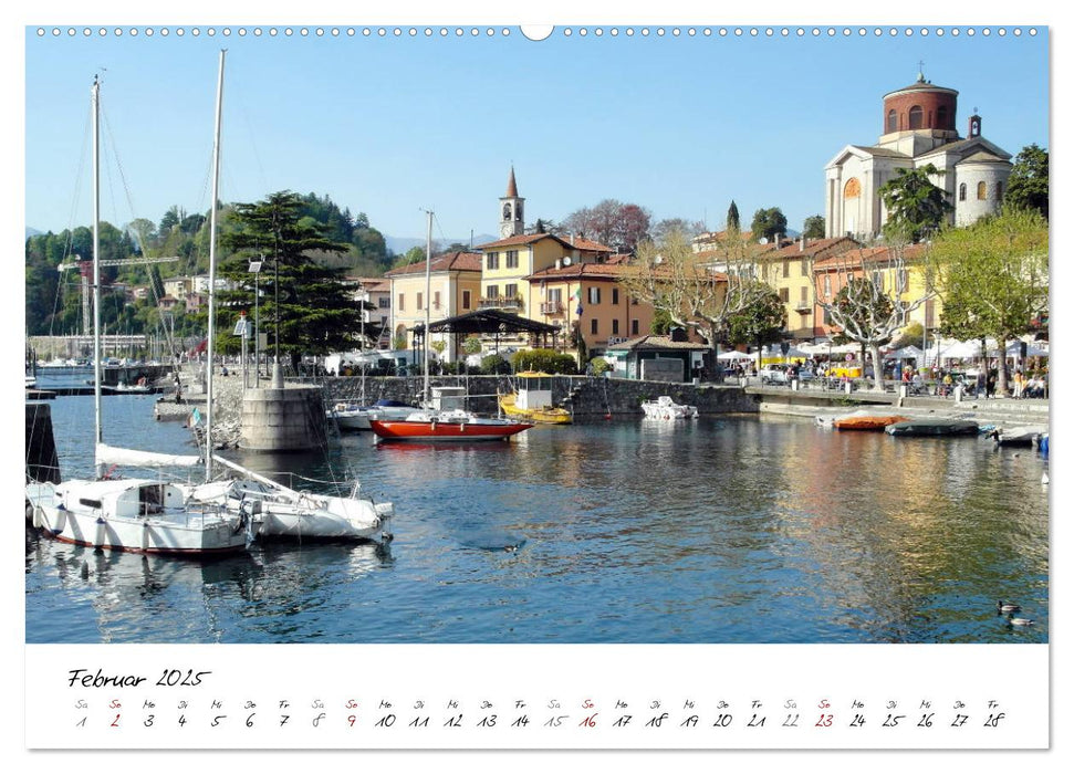 Motive rund um den See Lago Maggiore (CALVENDO Wandkalender 2025)