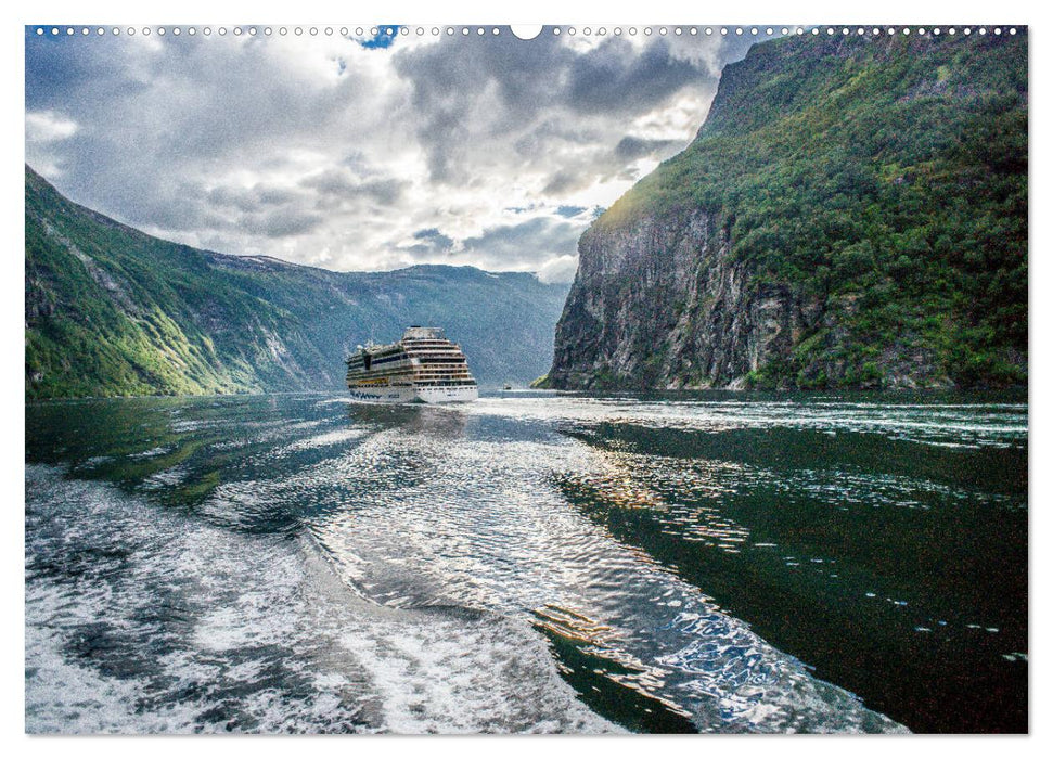 Geiranger - grandiose Fjordlandschaft (CALVENDO Premium Wandkalender 2025)