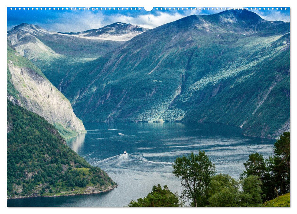 Geiranger - grandiose Fjordlandschaft (CALVENDO Premium Wandkalender 2025)