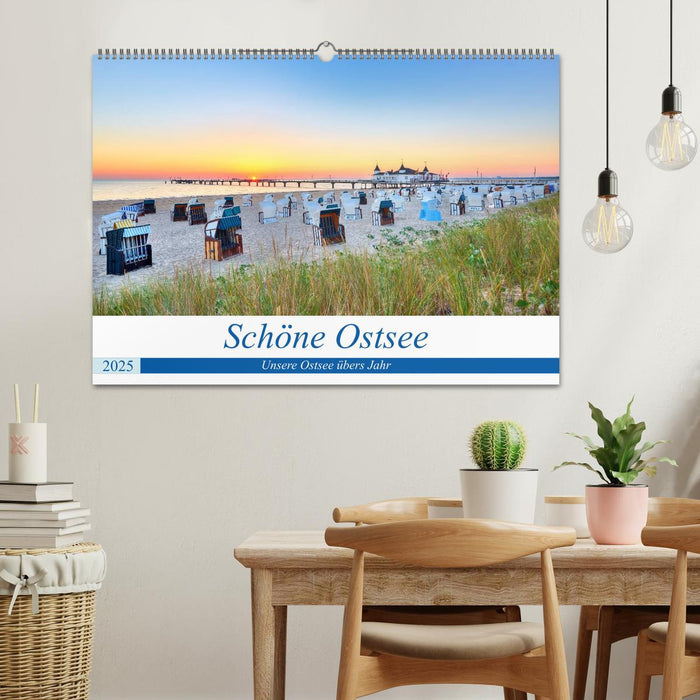 Schöne Ostsee - Impressionen übers Jahr (CALVENDO Wandkalender 2025)