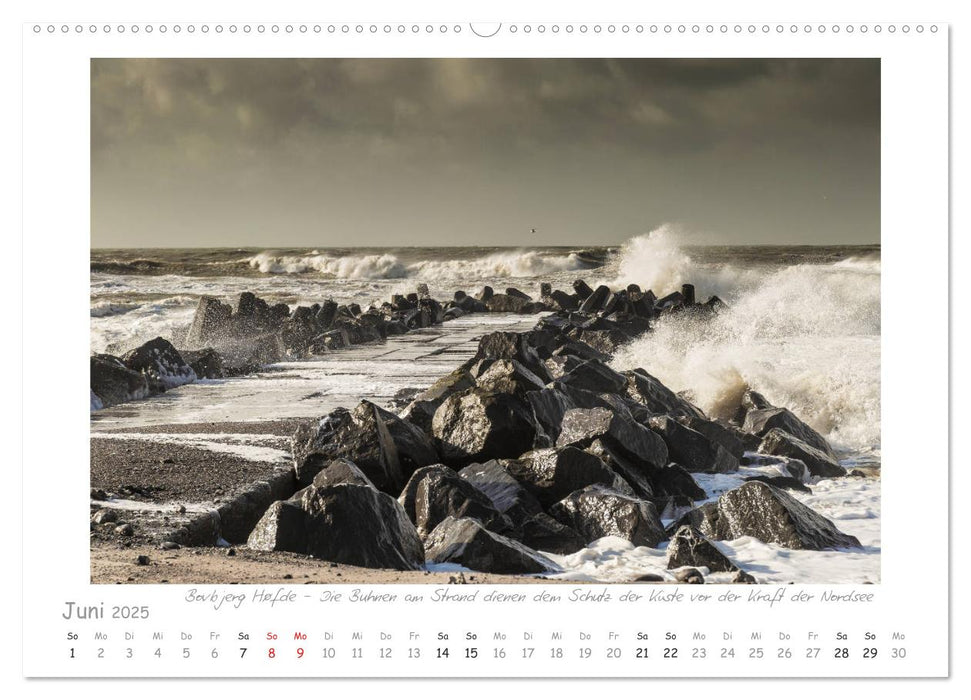 Sehnsucht Westjütland (CALVENDO Wandkalender 2025)