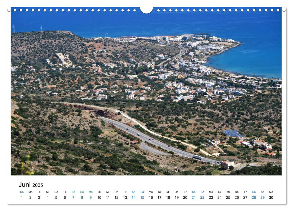 Die Insel Kreta - Städte, Schluchten und Meer (CALVENDO Wandkalender 2025)