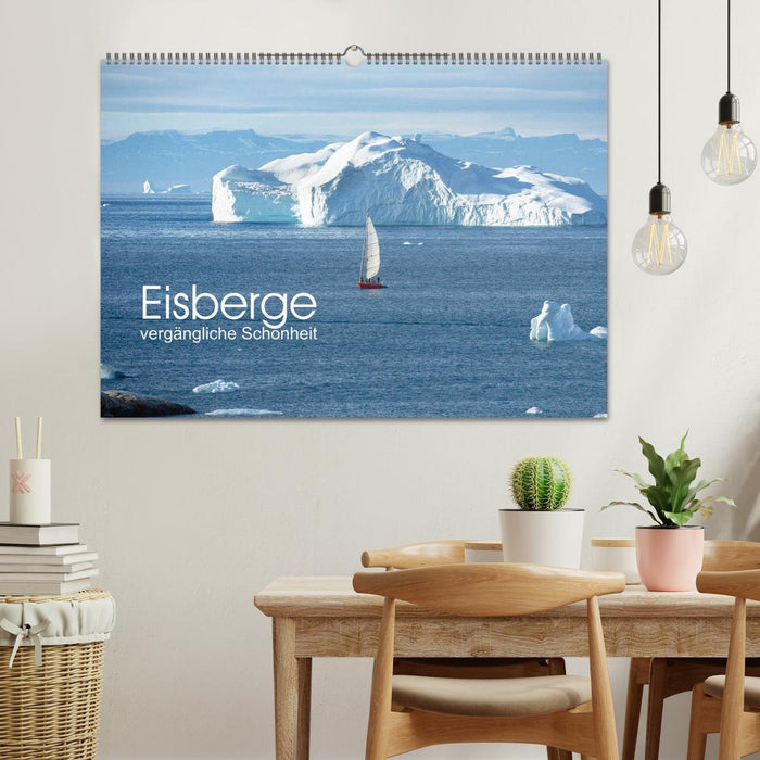 Eisberge - vergängliche Schönheit (CALVENDO Wandkalender 2025)