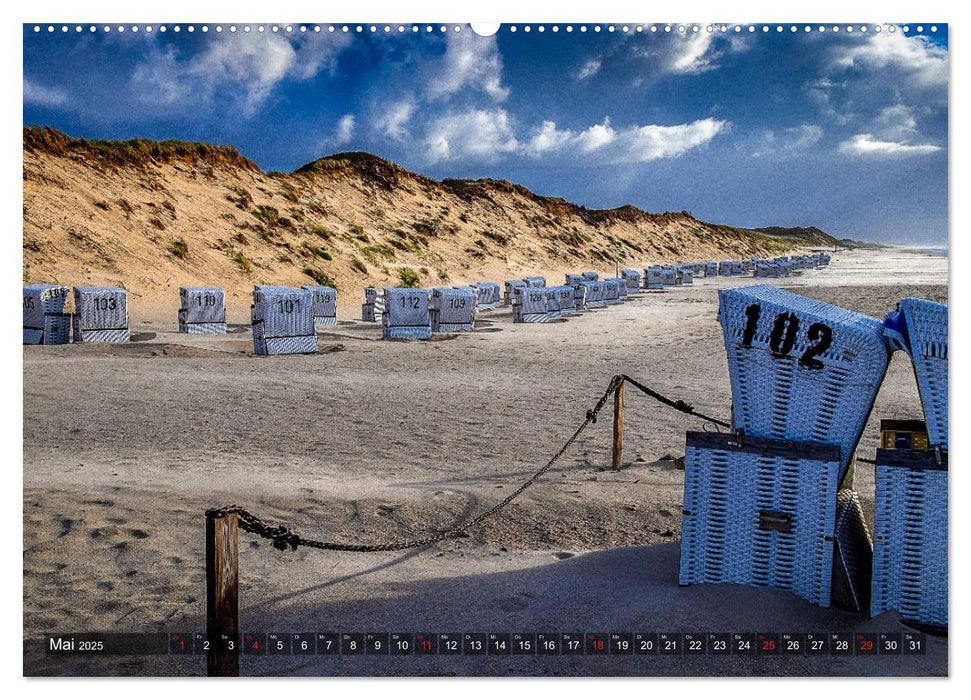 Sylt - Farbige Momente (CALVENDO Premium Wandkalender 2025)