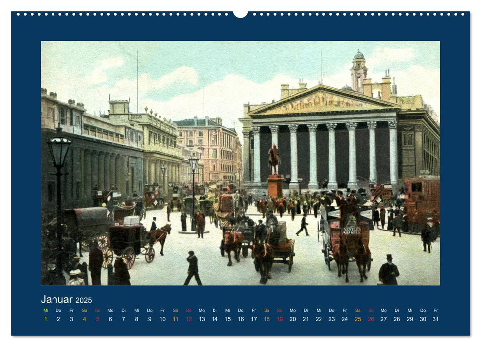 Historisches London von 1888 bis 1918 (CALVENDO Premium Wandkalender 2025)