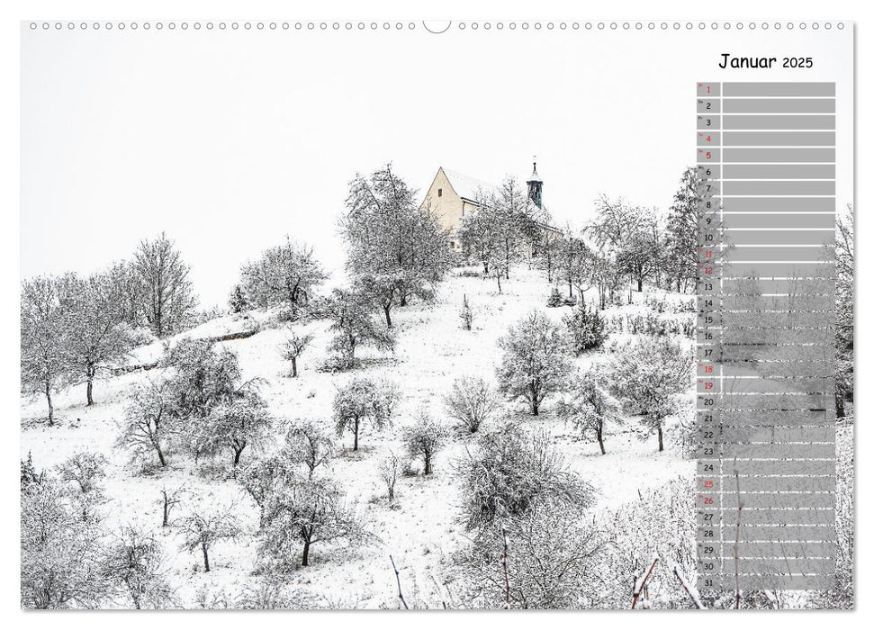 Rund um die Wurmlinger Kapelle (CALVENDO Wandkalender 2025)