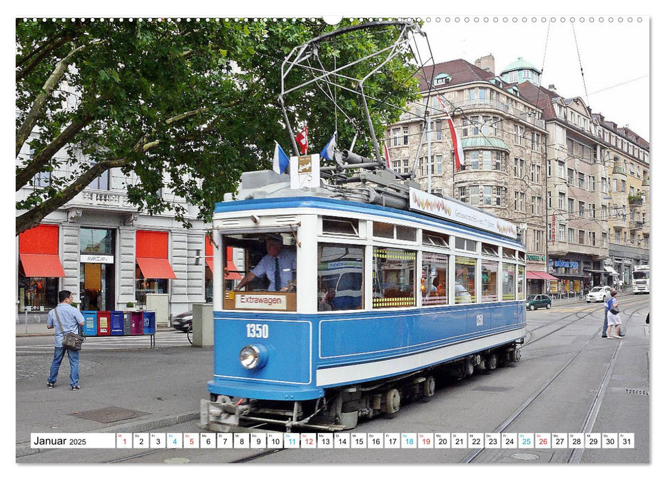 Tram historisch (CALVENDO Premium Wandkalender 2025)