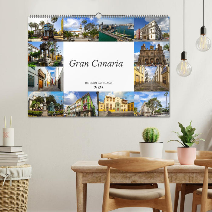 Gran Canaria Die Stadt Las Palmas (CALVENDO Wandkalender 2025)