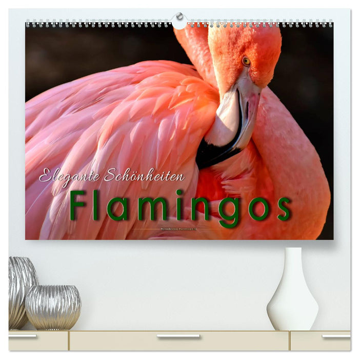 Flamingos - elegante Schönheiten (CALVENDO Premium Wandkalender 2025)