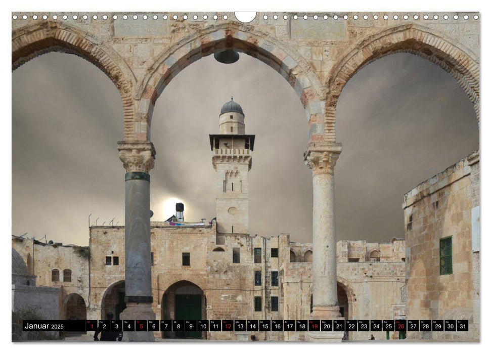 Jerusalem, die heilige Stadt (CALVENDO Wandkalender 2025)