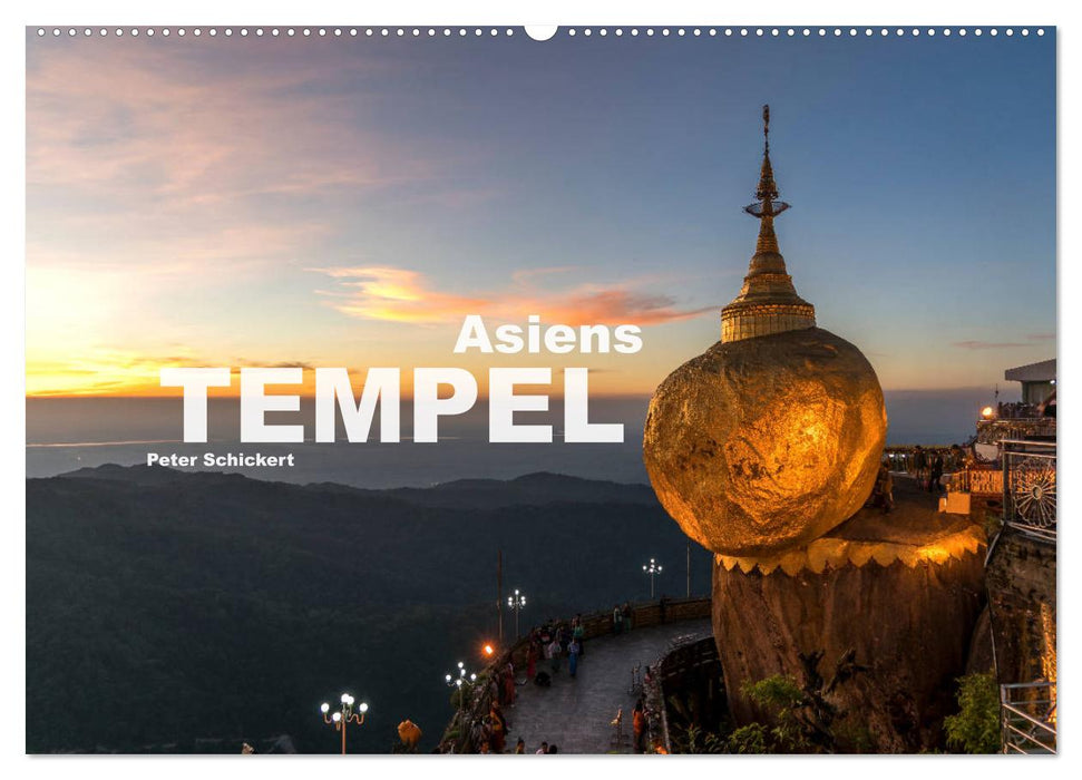 Asiens Tempel (CALVENDO Wandkalender 2025)