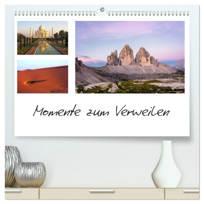 Momente zum Verweilen (CALVENDO Premium Wandkalender 2025)