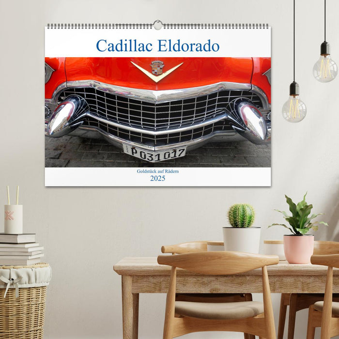 Cadillac Eldorado - Goldstück auf Rädern (CALVENDO Wandkalender 2025)