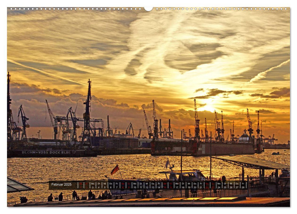 Hamburg - Mein Hafen (CALVENDO Premium Wandkalender 2025)