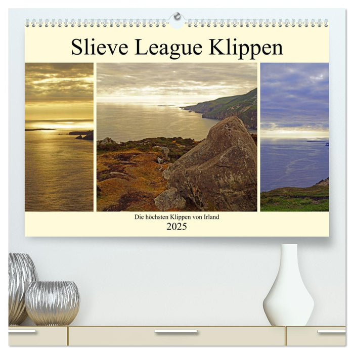 Slieve League Klippen die höchsten Klippen von Irland (CALVENDO Premium Wandkalender 2025)