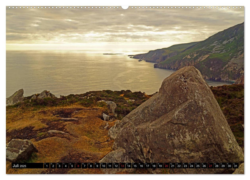 Slieve League Klippen die höchsten Klippen von Irland (CALVENDO Premium Wandkalender 2025)