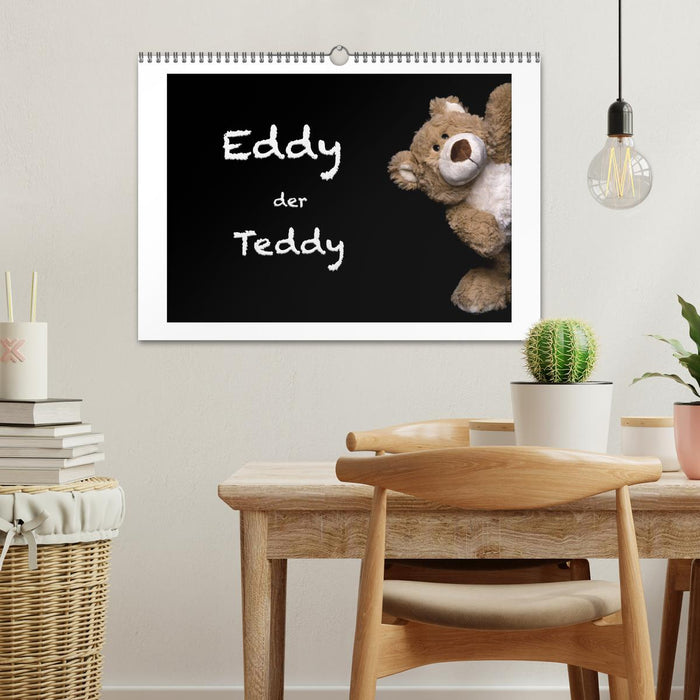 Eddy, der Teddy (CALVENDO Wandkalender 2025)