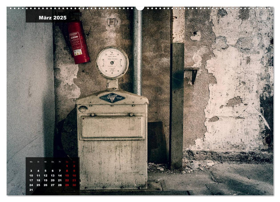 Deckenfabrik Nagold - lost place (CALVENDO Premium Wandkalender 2025)