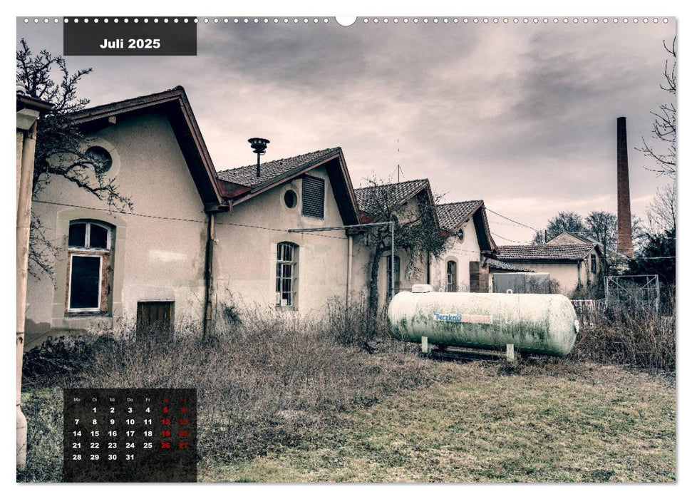 Deckenfabrik Nagold - lost place (CALVENDO Premium Wandkalender 2025)