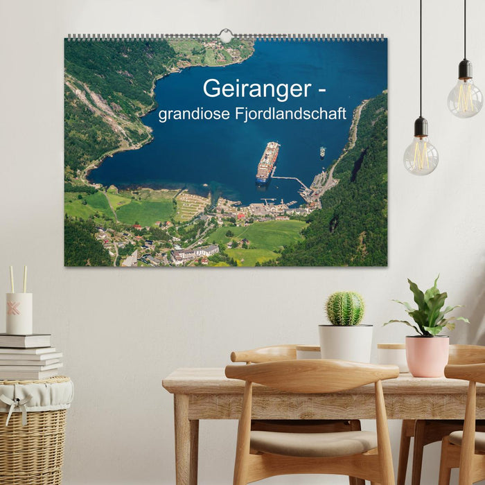 Geiranger - grandiose Fjordlandschaft (CALVENDO Wandkalender 2025)