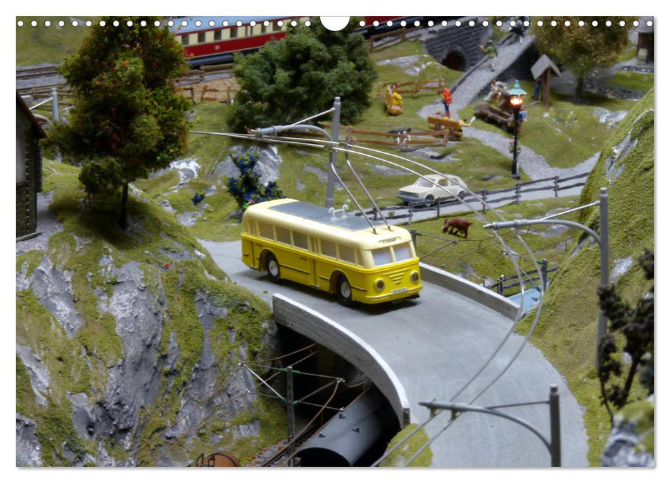 Trolley-Bus H0 (CALVENDO Wandkalender 2025)