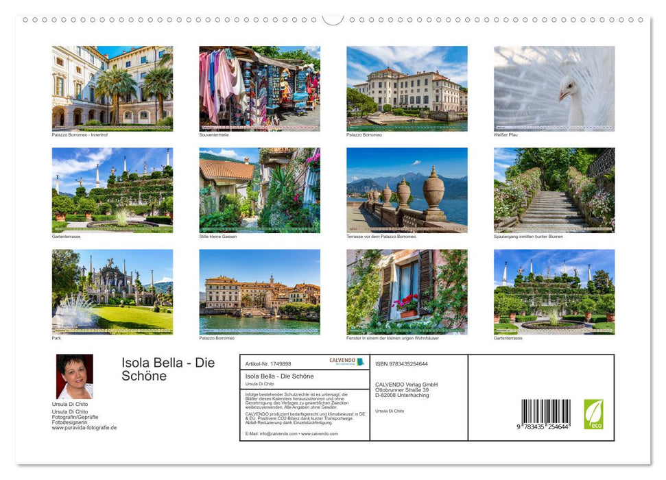 Isola Bella - Die Schöne (CALVENDO Premium Wandkalender 2025)