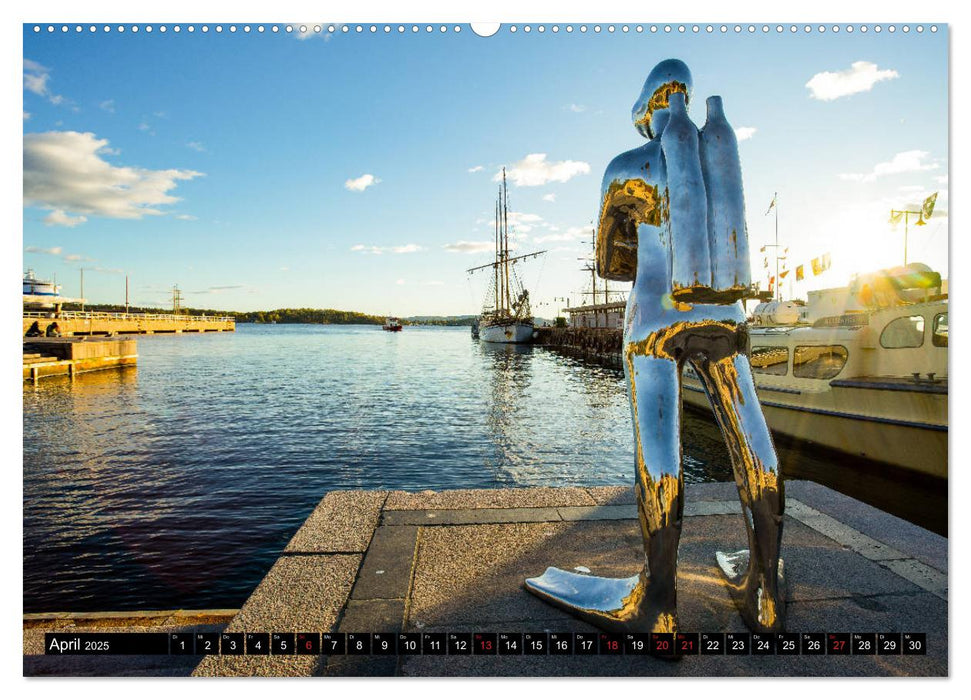 Oslo Impressionen (CALVENDO Premium Wandkalender 2025)