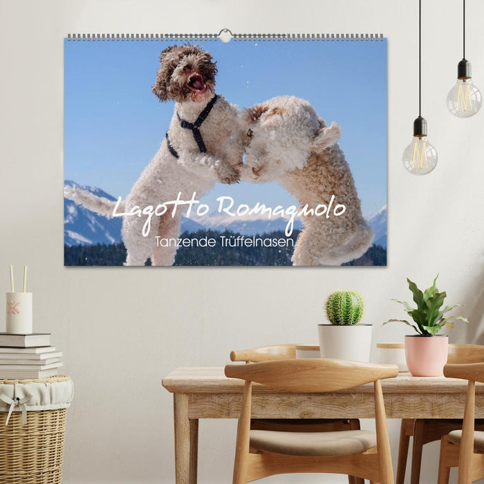 Lagotto Romagnolo Tanzende Trüffelnasen (CALVENDO Wandkalender 2025)