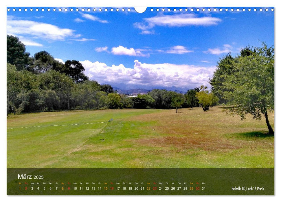 Golfplätze Kapstadt (CALVENDO Wandkalender 2025)