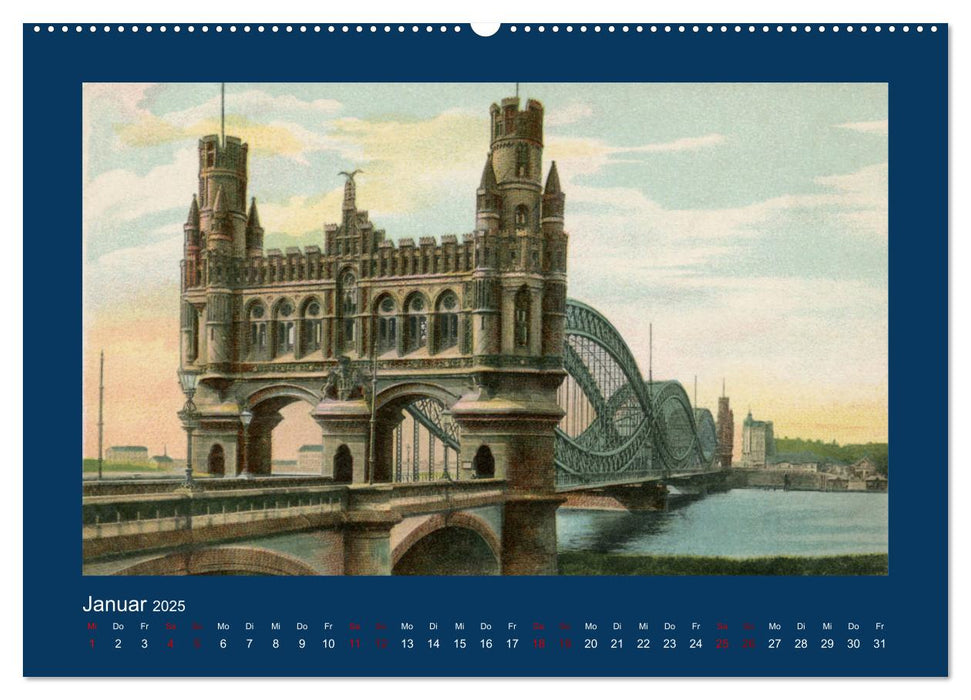 Lebendiges Hamburg von 1888 bis 1918 (CALVENDO Premium Wandkalender 2025)