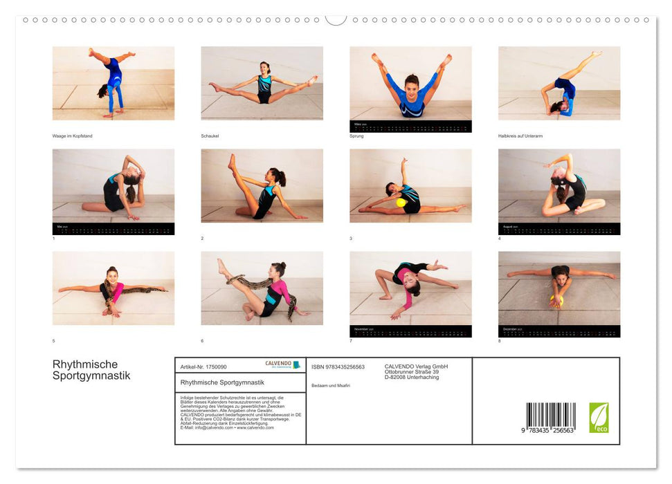 Rhythmische Sportgymnastik (CALVENDO Premium Wandkalender 2025)