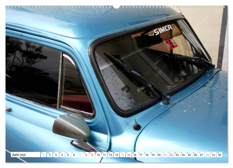 SIMCA ARONDE - Frankreichs Schwalbe in Havanna (CALVENDO Premium Wandkalender 2025)