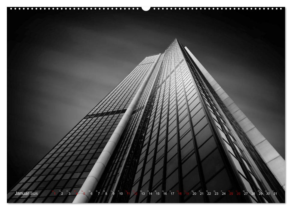 Monochrome Architektur (CALVENDO Premium Wandkalender 2025)