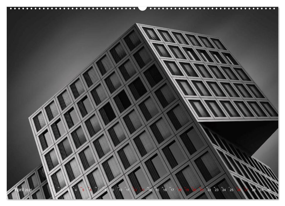 Monochrome Architektur (CALVENDO Premium Wandkalender 2025)