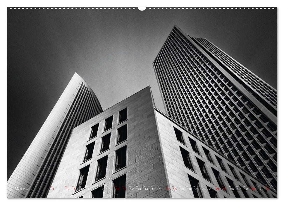 Monochrome Architektur (CALVENDO Premium Wandkalender 2025)