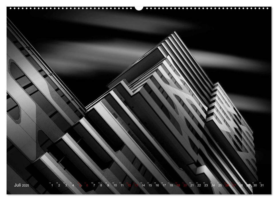 Monochrome Architektur (CALVENDO Premium Wandkalender 2025)