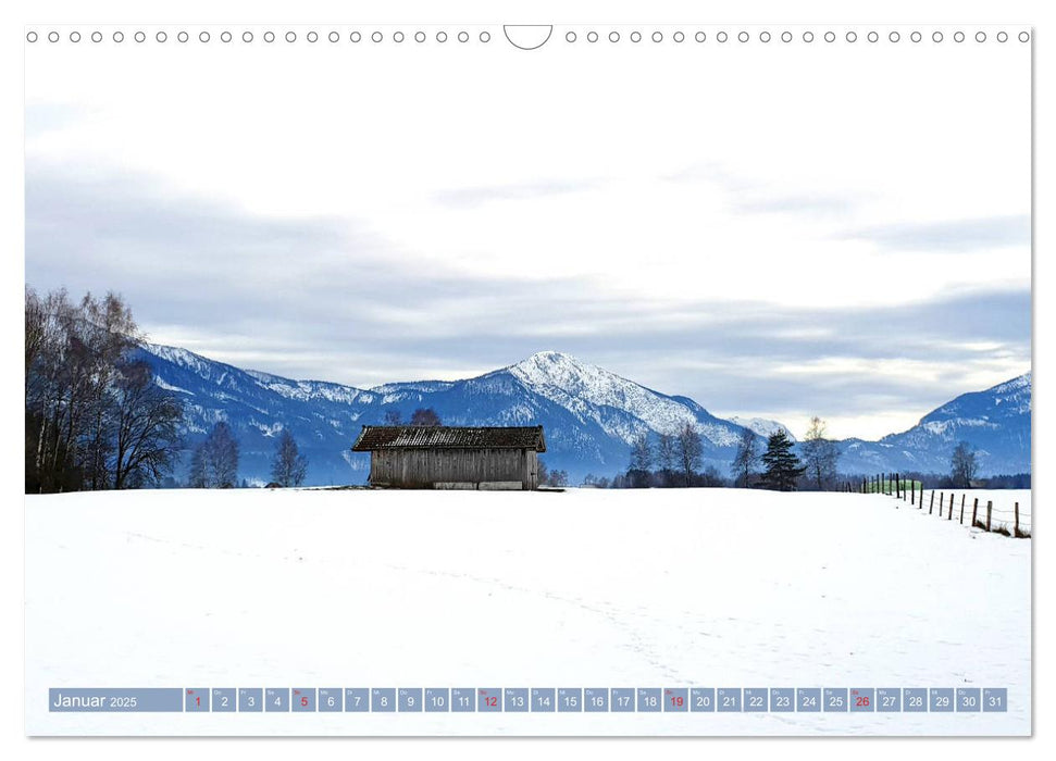 Das Loisach-Kochelsee-Moor Traumhafte Moosrundwege bei Benediktbeuern (CALVENDO Wandkalender 2025)