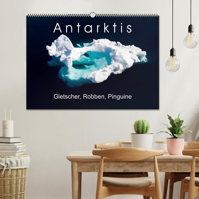 Antarktis Gletscher, Robben, Pinguine (CALVENDO Wandkalender 2025)