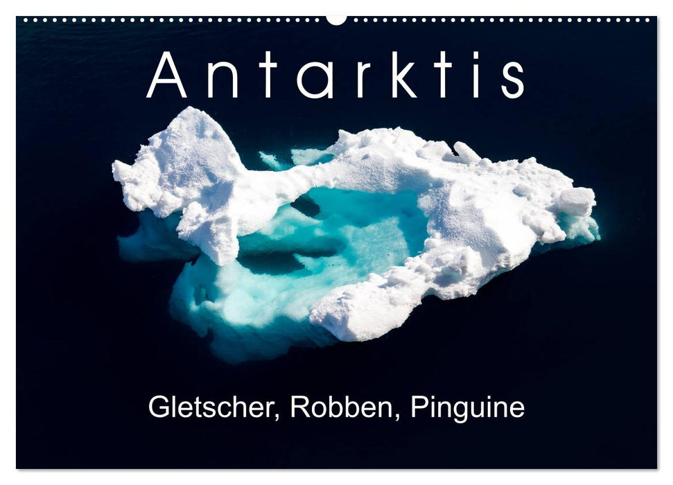 Antarktis Gletscher, Robben, Pinguine (CALVENDO Wandkalender 2025)