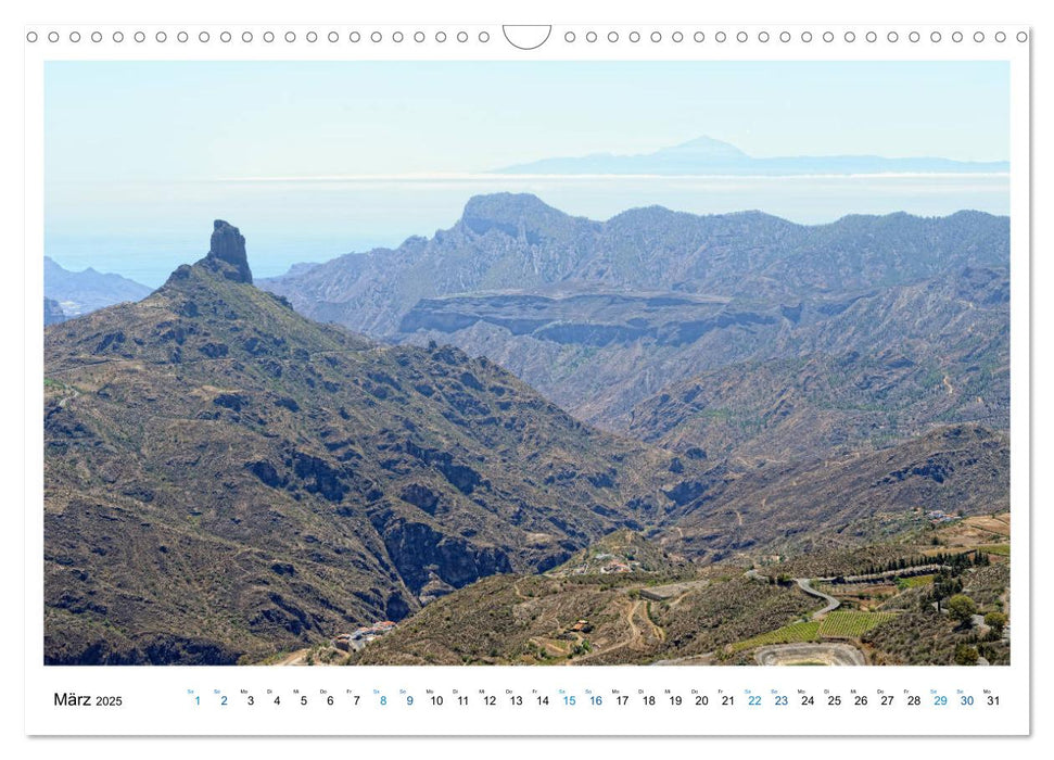 Gran Canaria - Insel der Dünen, Schluchten und malerischen Orte (CALVENDO Wandkalender 2025)