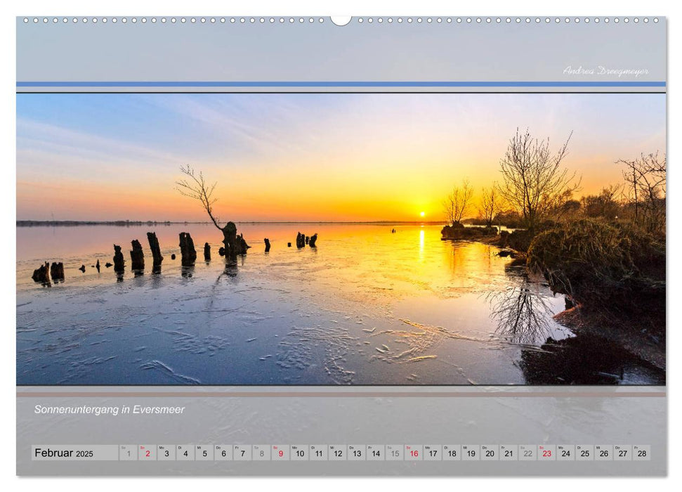 Ostfriesland-Panorama (CALVENDO Premium Wandkalender 2025)