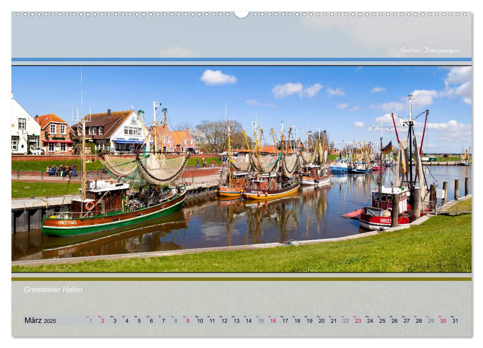 Ostfriesland-Panorama (CALVENDO Premium Wandkalender 2025)