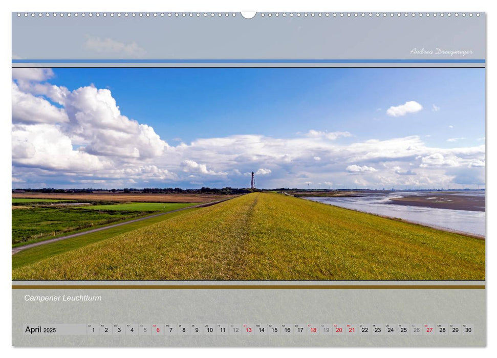 Ostfriesland-Panorama (CALVENDO Premium Wandkalender 2025)