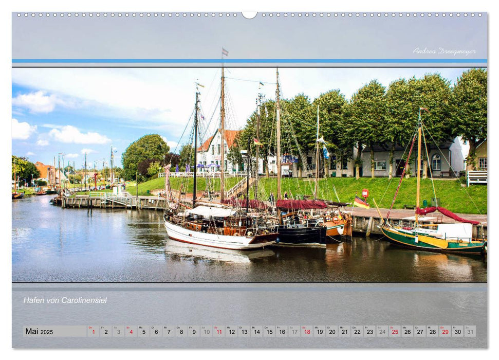 Ostfriesland-Panorama (CALVENDO Premium Wandkalender 2025)