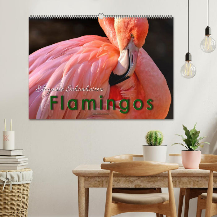 Flamingos - elegante Schönheiten (CALVENDO Wandkalender 2025)