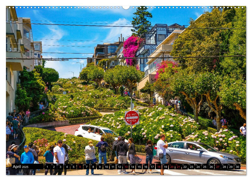 San Francisco Metropole in Kalifornien (CALVENDO Premium Wandkalender 2025)