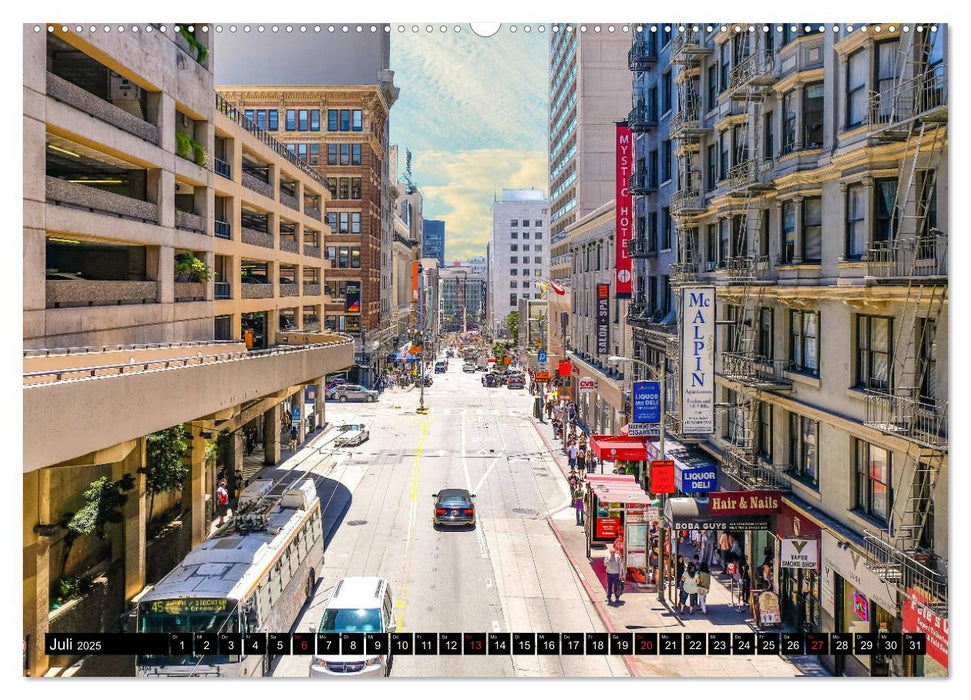 San Francisco Metropole in Kalifornien (CALVENDO Premium Wandkalender 2025)