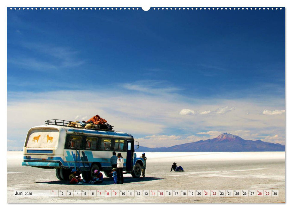 Abenteuer Anden - Peru und Bolivien (CALVENDO Wandkalender 2025)